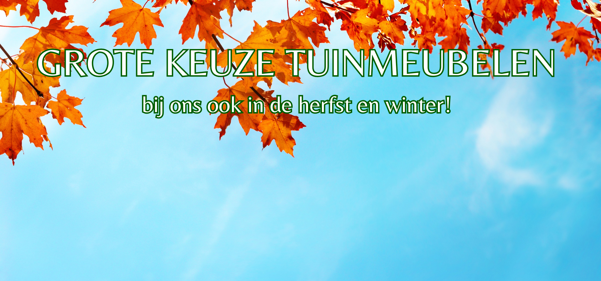 tuinmeubelen winter