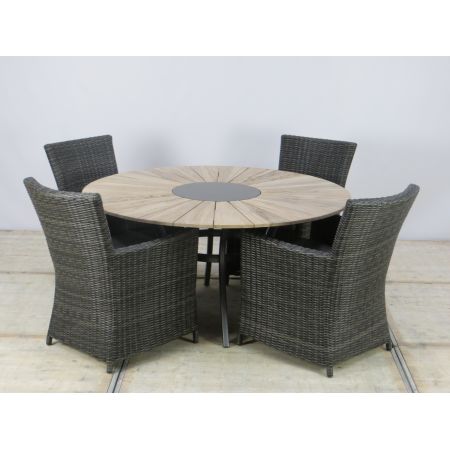 Dining set provence fermo bruin - afbeelding 1
