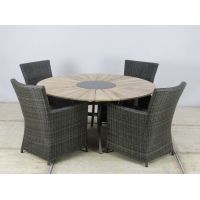 Dining set provence fermo bruin - afbeelding 1