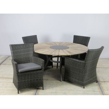 Dining set provence fermo bruin - afbeelding 2