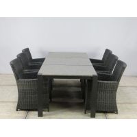 Dining set toscane fermo bruin - afbeelding 1