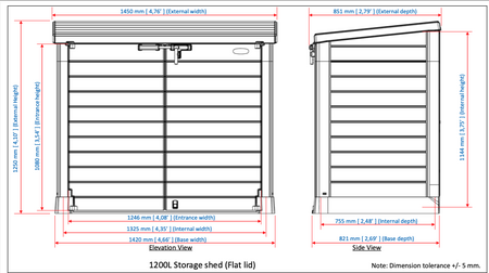 Duramax berging 1200 - afbeelding 4