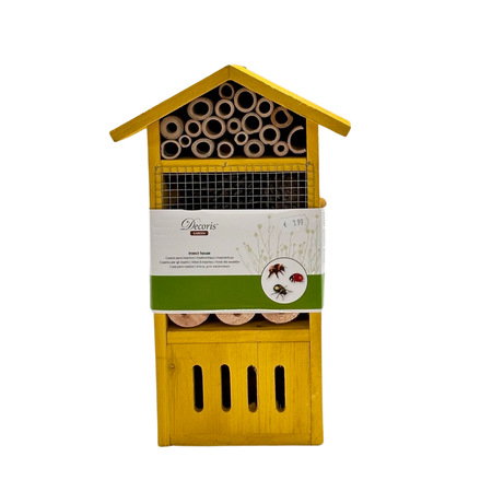 insecten hotel geel - afbeelding 1
