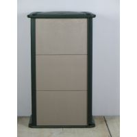 kast storm groen-taupe