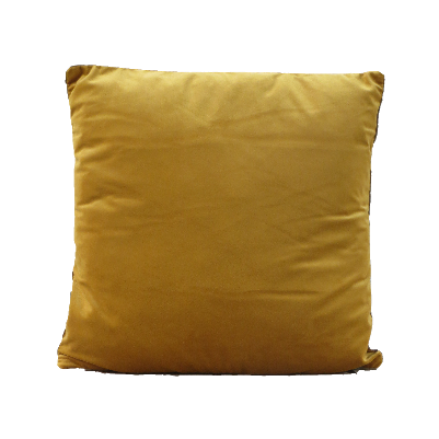 kussen velvet yellow