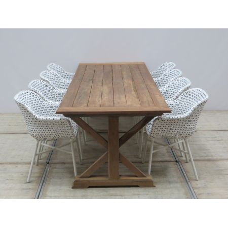 Lounge set Delphine mocca/cross - afbeelding 1