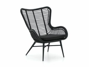 lounge stoel butterfly zwart - afbeelding 2