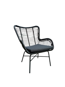 lounge stoel Papillon zwart - afbeelding 3