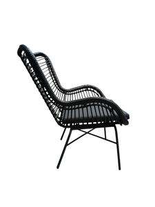 lounge stoel Papillon zwart - afbeelding 2