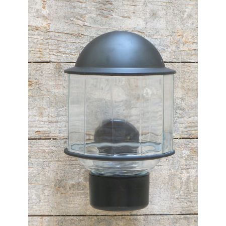 Massive wandlamp glas hoekig