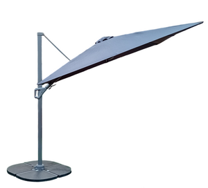 Parasol Faro free-arm grijs 2.50x2.50 - afbeelding 2