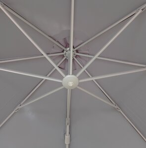 Parasol Faro free-arm grijs 2.50x2.50 - afbeelding 5