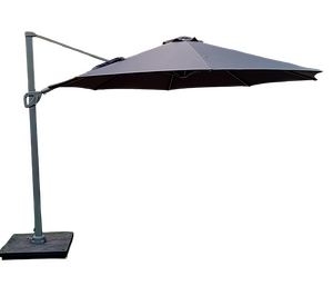 Parasol free-arm Roma grijs 350 Ø - afbeelding 5