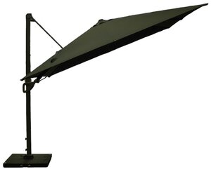 Parasol free-arm Roma grijs 3x3 - afbeelding 2