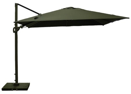 Parasol free-arm Roma grijs 3x3 - afbeelding 1