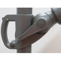 Parasol free-arm Roma grijs 3x3 - afbeelding 4