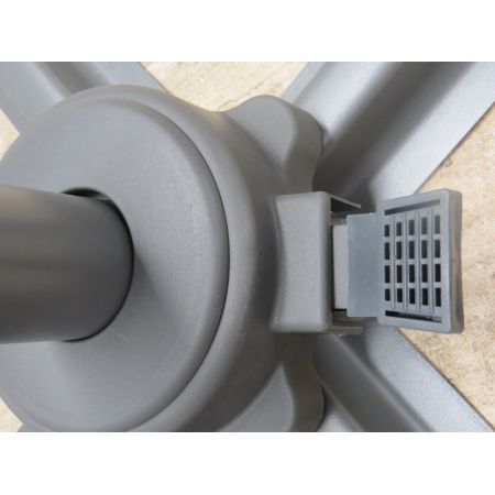 Parasol free-arm Roma grijs 3x3 - afbeelding 5