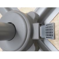 Parasol free-arm Roma grijs 3x3 - afbeelding 5