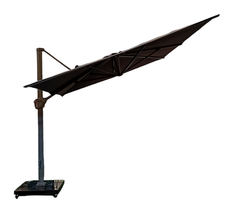 Parasol free-arm Roma grijs3x4 - afbeelding 2