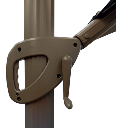Parasol free-arm Roma grijs3x4 - afbeelding 3