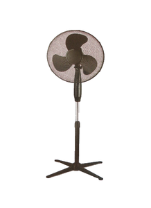 ventilator staand zwart