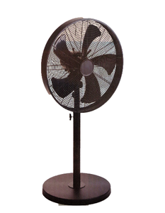ventilator staand zwart metaal