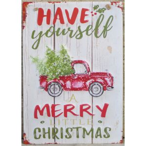 Wandbord metaal pick-up